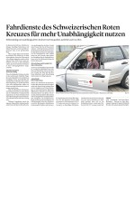 Artikel über Fahrdienst im "Bote der Urschweiz" vom 20.04.2022