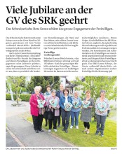 Bericht über die GV des SRK Kanton Schwyz, im "Bote der Urschweiz" vom 16.05.2023